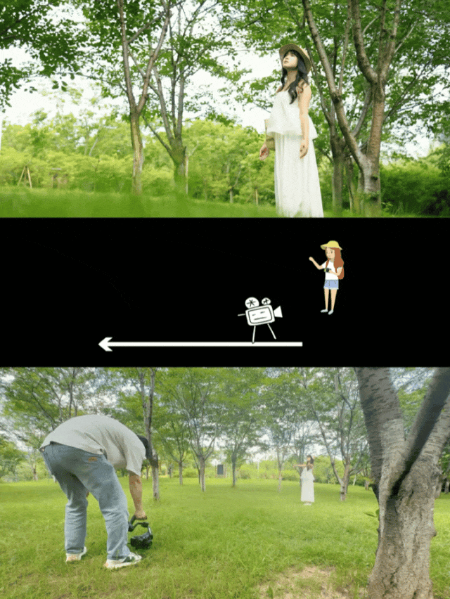 夏日森林氛围感拍摄-前景遮挡横移运镜